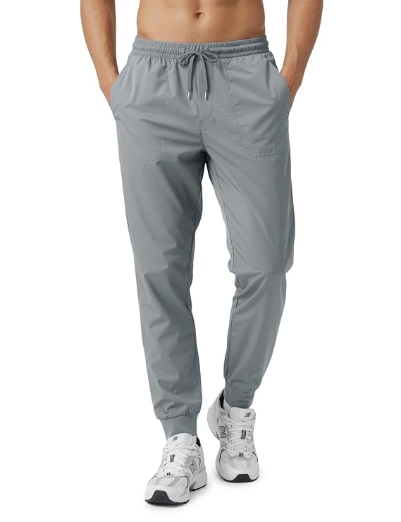 DAMENSCH Men’s Microfibre, Ultra-Lightweight, Durable, 4-Way Stretch Araam Joggers